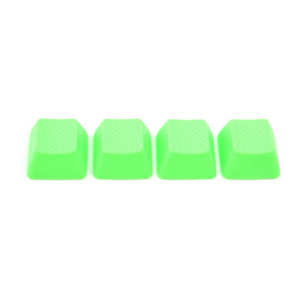 Tai-Hao Rubber Gaming Keycaps Blank Neon Green by Level Up Desks