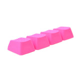 Tai-Hao Rubber Gaming Keycaps Blank Neon Pink by Level Up Desks