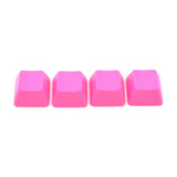 Tai-Hao Rubber Gaming Keycaps Blank Neon Pink by Level Up Desks