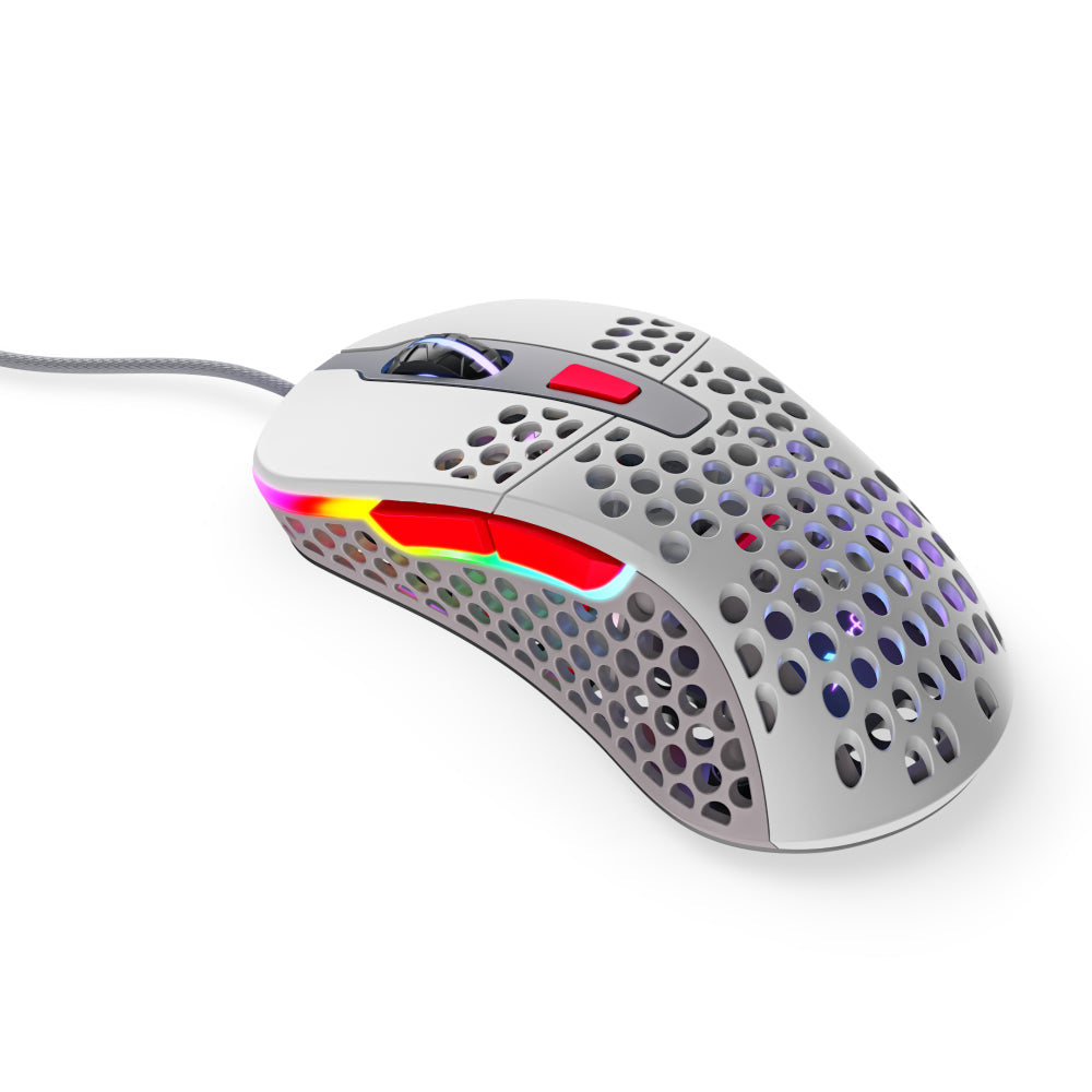 Xtrfy M4 RGB Lightweight Gaming Mouse - Retro by Level Up Desks