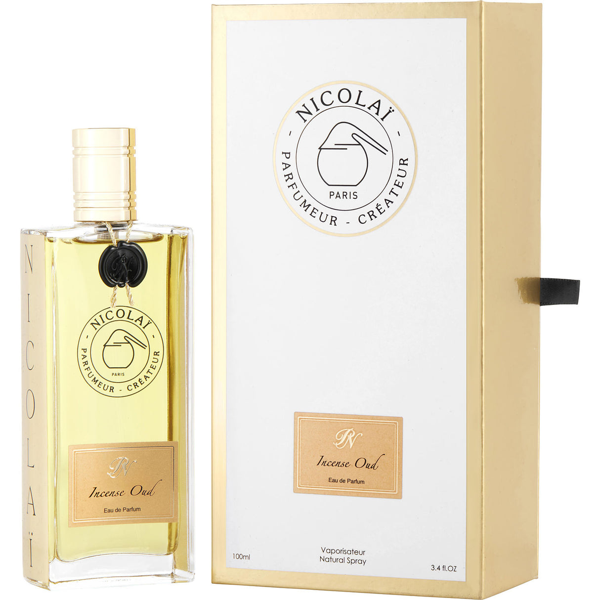 PARFUMS DE NICOLAI INCENSE OUD by Nicolai Parfumeur Createur - EAU DE PARFUM SPRAY 3.4 OZ - Unisex