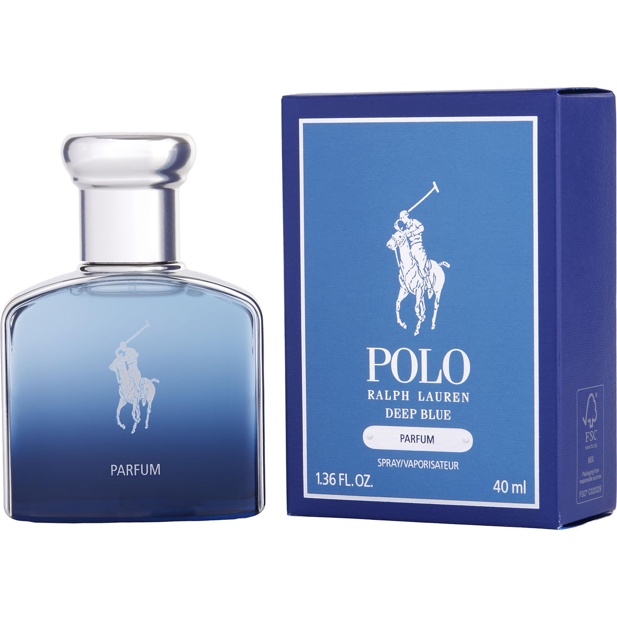 POLO DEEP BLUE by Ralph Lauren - PARFUM SPRAY 1.36 OZ - Men