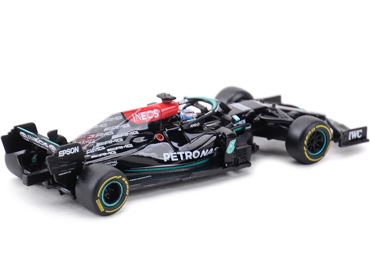 Mercedes-AMG F1 W12 E Performance #77 Valtteri Bottas "Petronas Formula One Team" Formula One F1 (2021) 1/43 Diecast Model Car by Bburago