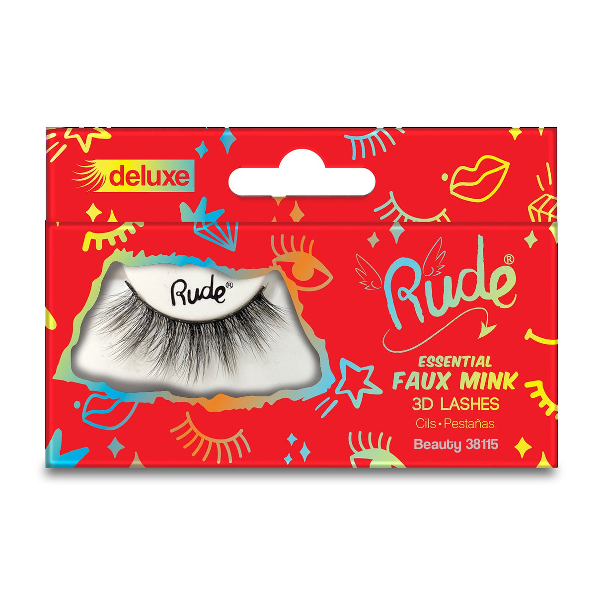 RUDE Essential Faux Mink Deluxe 3D Lashes - Beauty