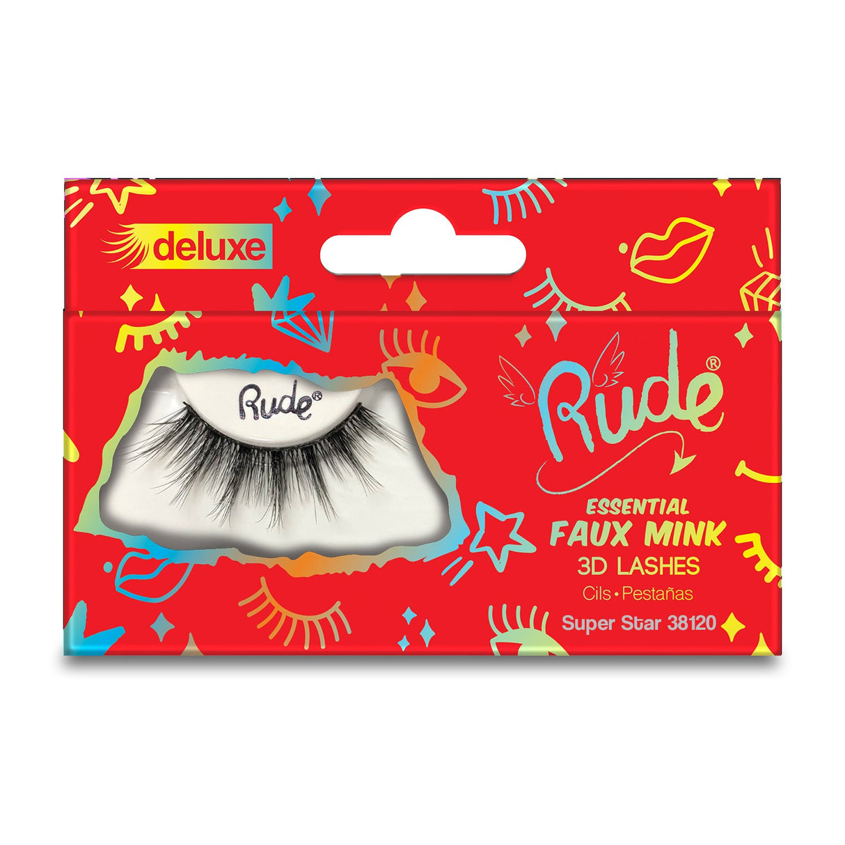 RUDE Essential Faux Mink Deluxe 3D Lashes - Super Star