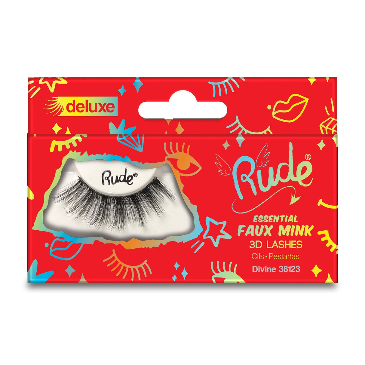 RUDE Essential Faux Mink Deluxe 3D Lashes - Divine