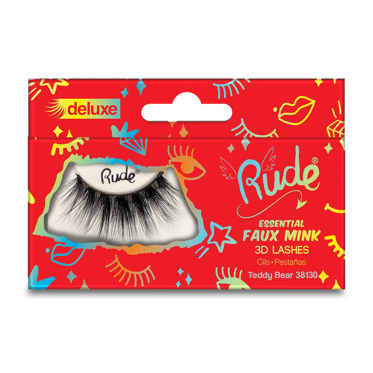 RUDE Essential Faux Mink Deluxe 3D Lashes - Teddy Bear