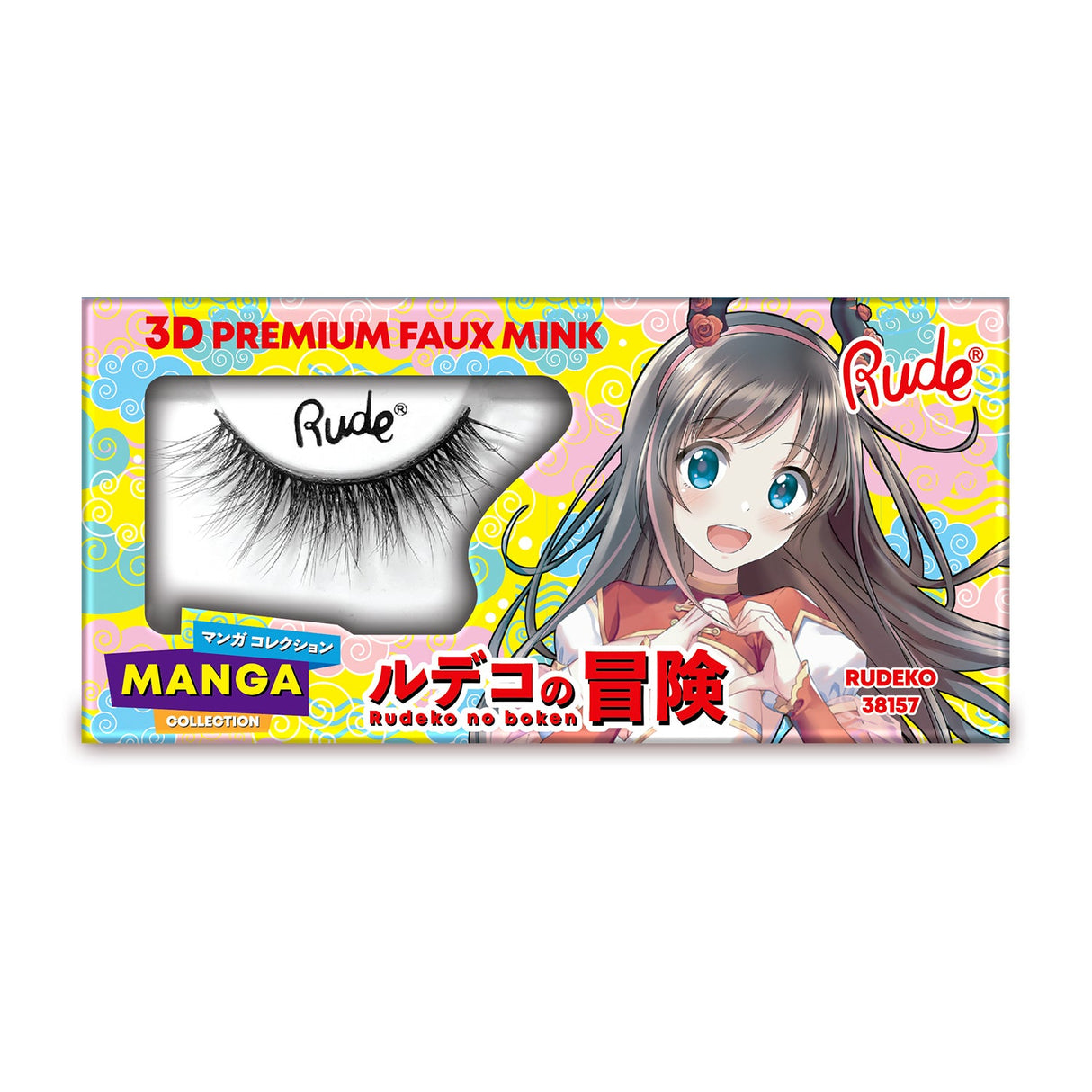 RUDE Manga 3D Faux Mink Lashes - Rudeko