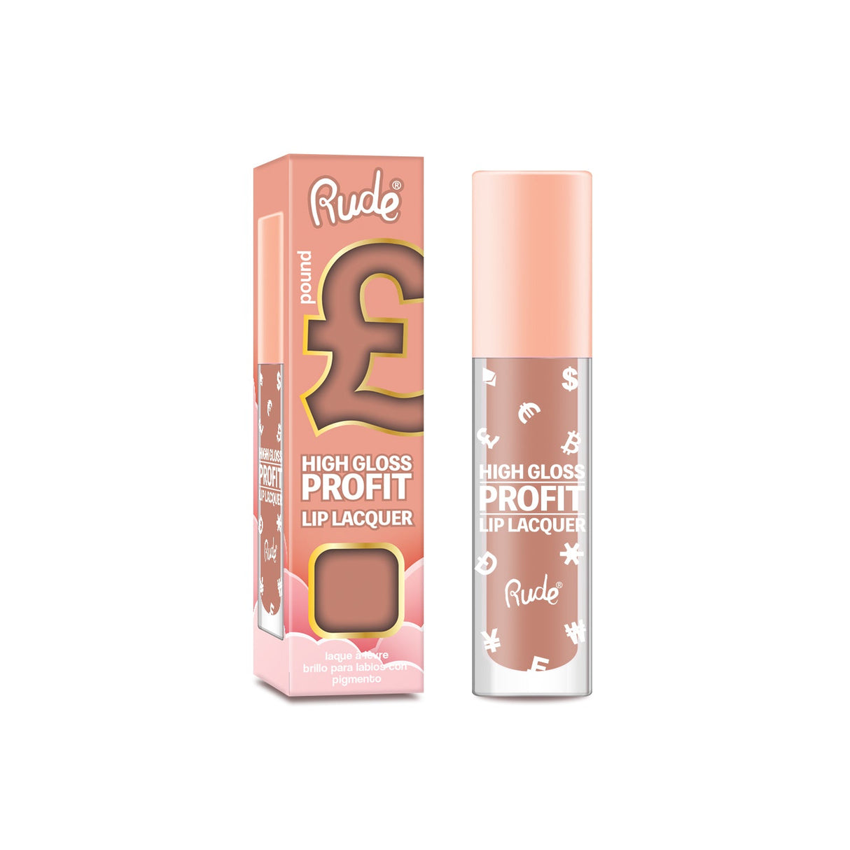 RUDE High Gloss Profit Lip Lacquer - Pound