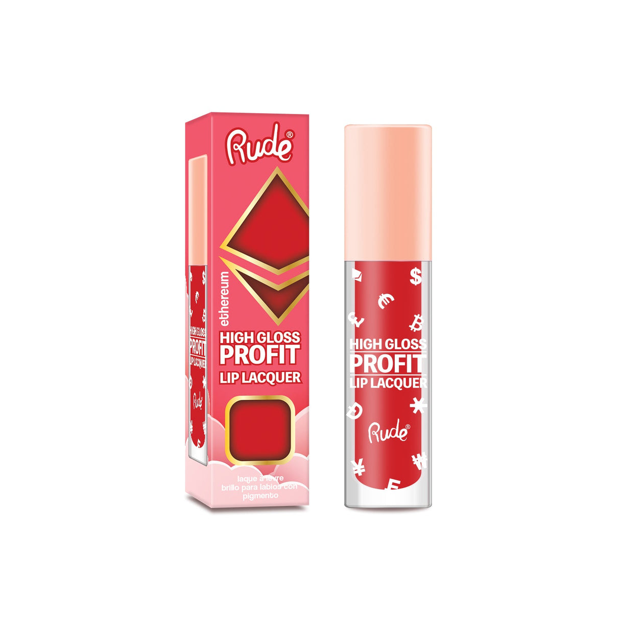 RUDE High Gloss Profit Lip Lacquer - Ethereum