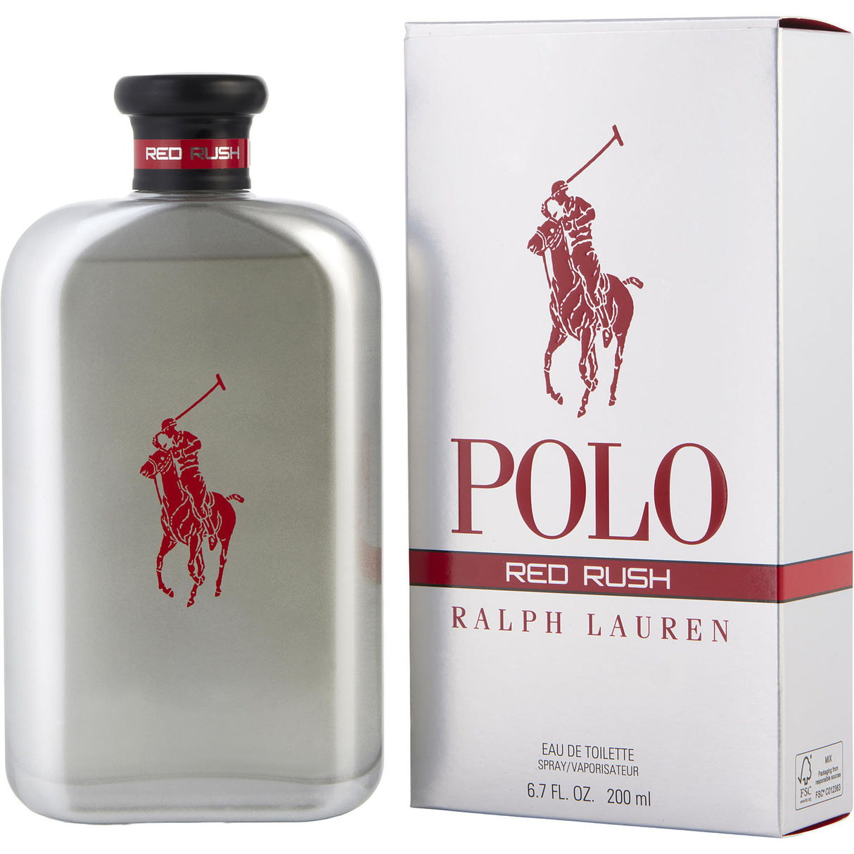 POLO RED RUSH by Ralph Lauren - EDT SPRAY 6.7 OZ - Men