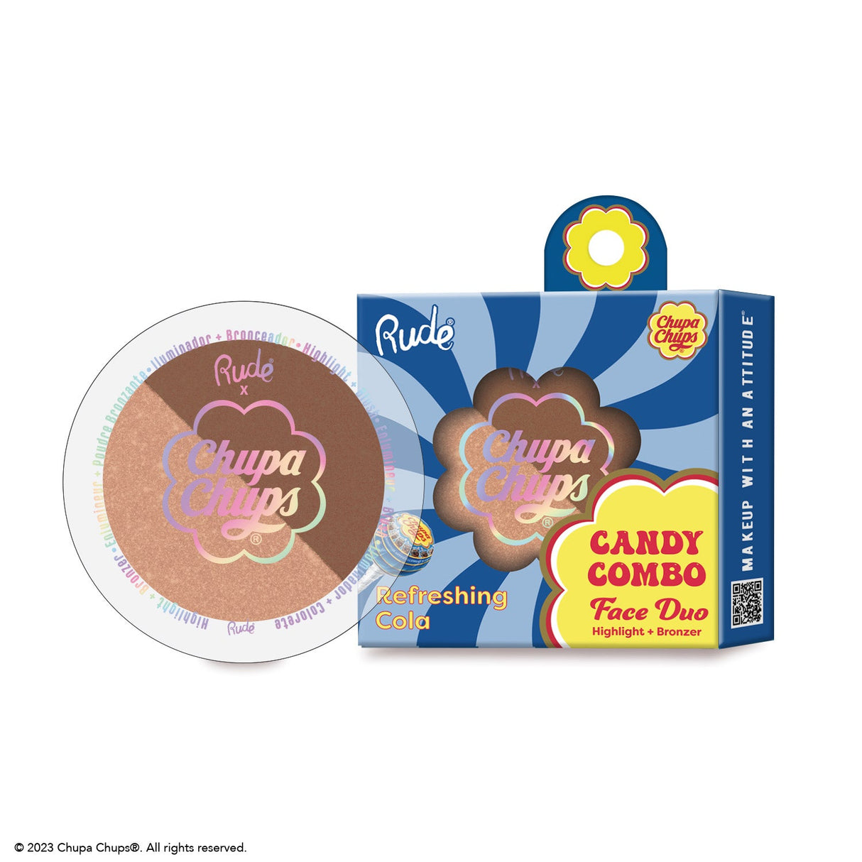 RUDE Chupa Chups Candy Combo Face Duo - Refreshing Cola