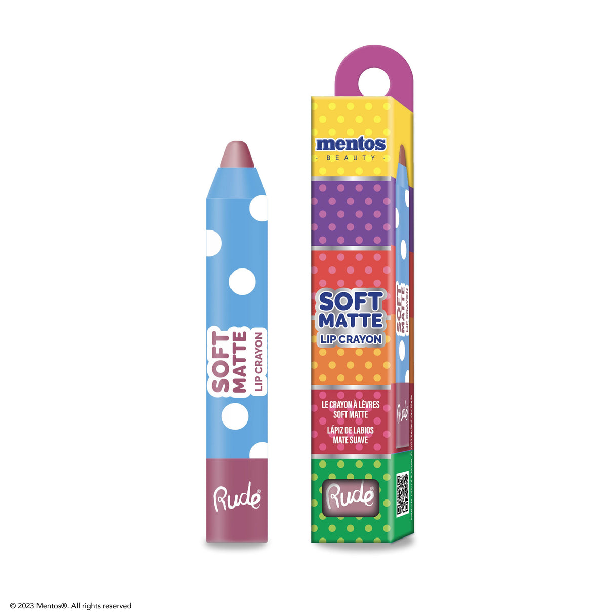 RUDE Mentos Soft Matte Lip Crayon - Berry Sweet