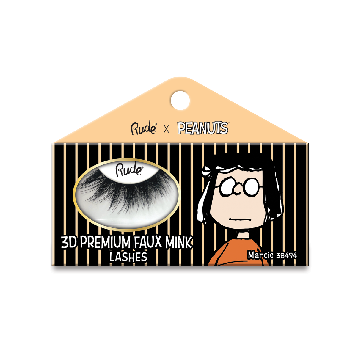 RUDE Peanuts 3D Premium Faux Mink Lashes - Marcie