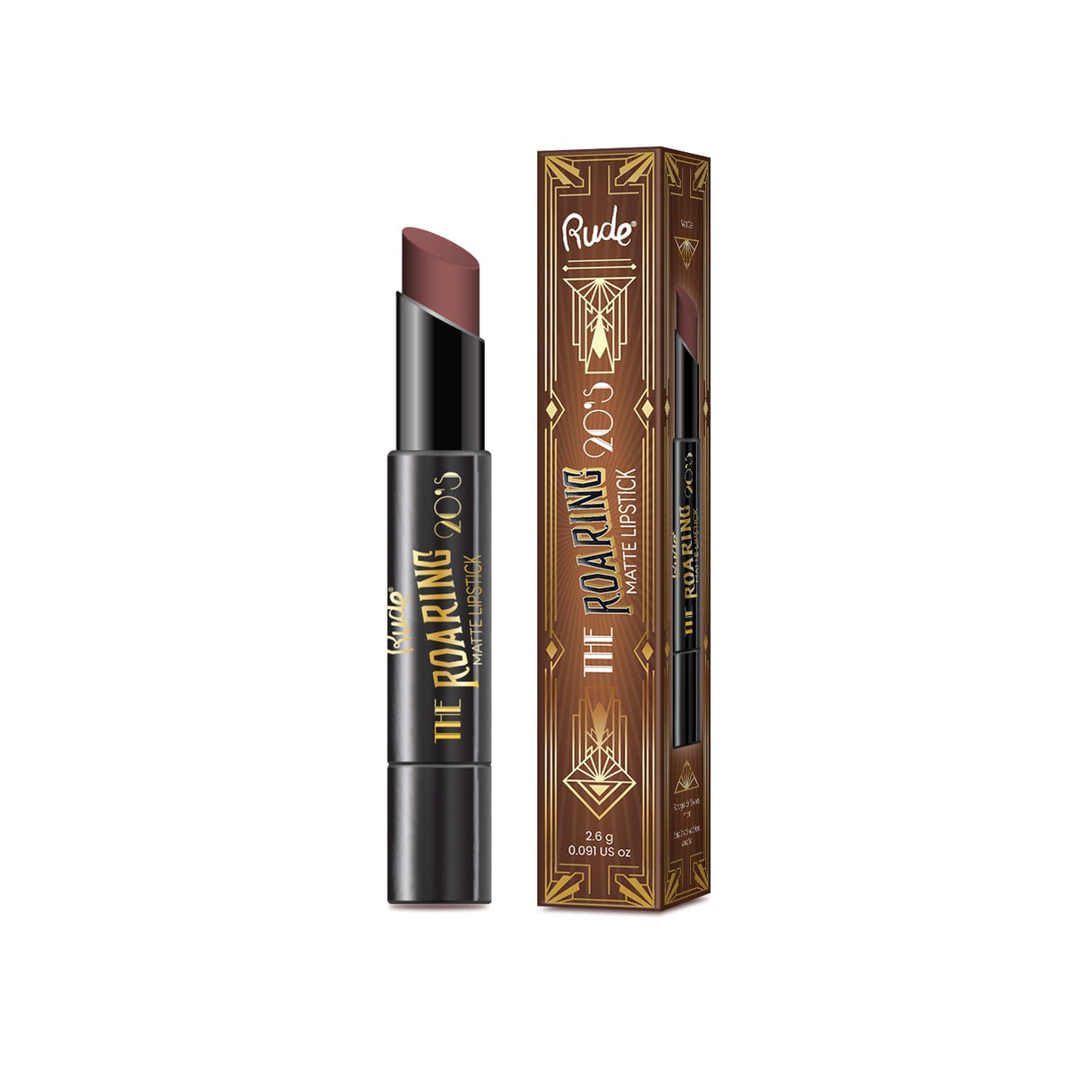 RUDE Roaring 20s Matte Lipstick - Decadent