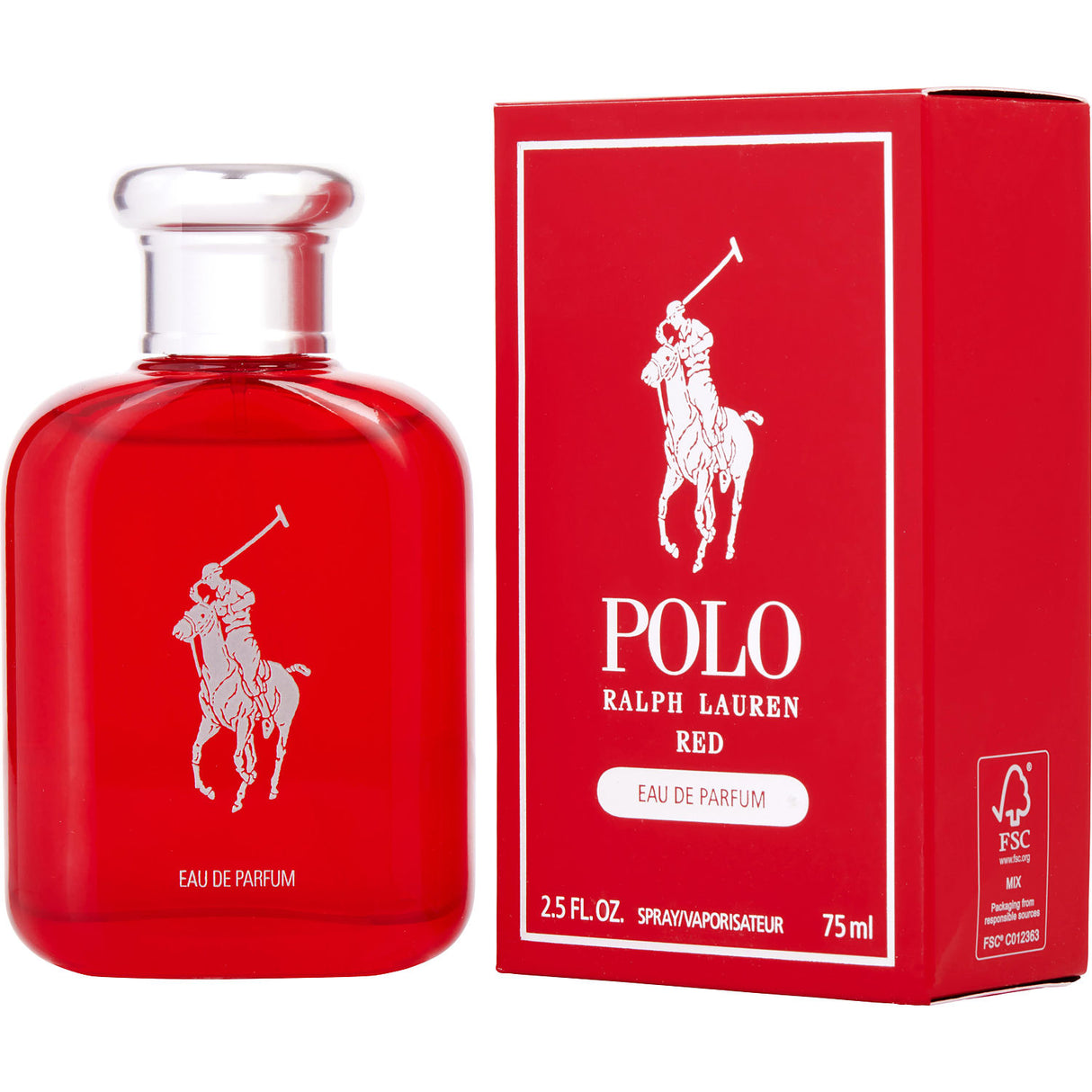 POLO RED by Ralph Lauren - EAU DE PARFUM SPRAY 2.5 OZ - Men