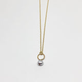 Pearl Drop Charm Necklace by Jennifer Cervelli Jewelry