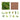 20" x 20" 3D Hanging Greenery Hedge with 11 Types of Mixed Faux Plants for Indoor Outdoor