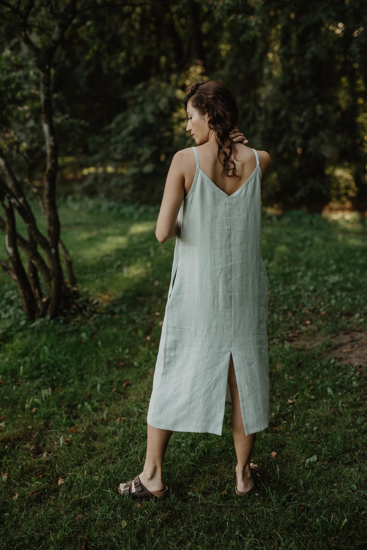 Linen long dress Jakarta by AmourLinen