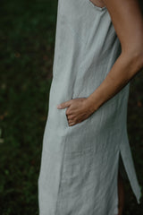 Linen long dress Jakarta by AmourLinen