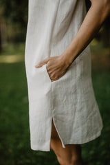 Linen slip dress ZOE by AmourLinen