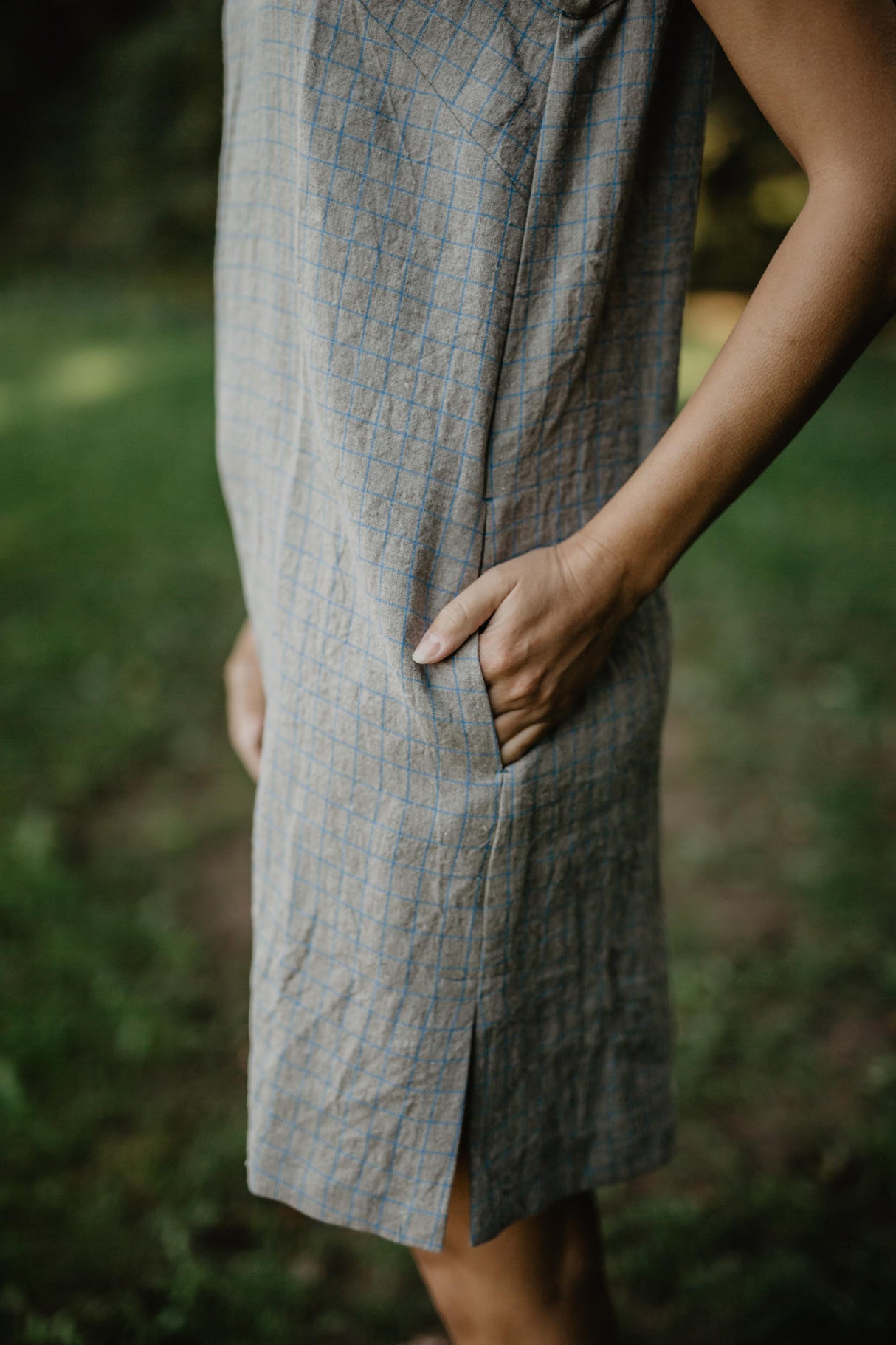 Linen slip dress ZOE by AmourLinen