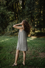 Linen slip dress ZOE by AmourLinen