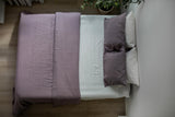 Linen pillowcase in Dusty Lavender by AmourLinen