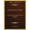 The Hord Family Of Virginia: A Supplement To The Genealogy Of The Hord Family (1915)