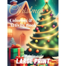 Large Print Christmas Coloring and Activity Book: : Stunningly Christmas Scenes for Adults and Teens with Positive Festive Quotes, Puzzles, and Activi