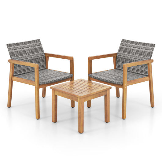 3 Pieces Patio Furniture Set  with Chair