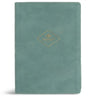CSB Women's Study Bible, Earthen Teal Suedesoft Leathertouch