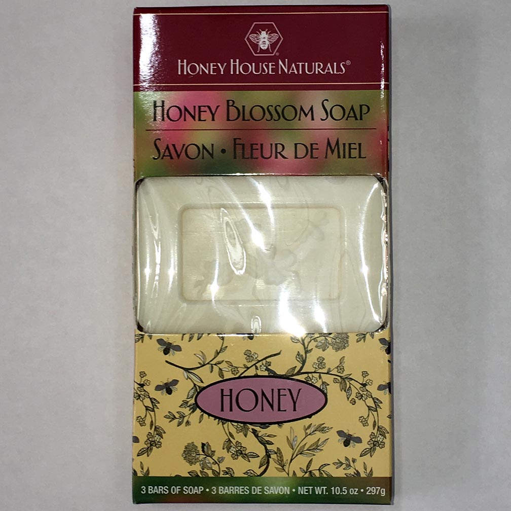 Honey House Honey Blossom Soap 3.5 Oz. Set of 3 - Honey by FreeShippingAllOrders.com