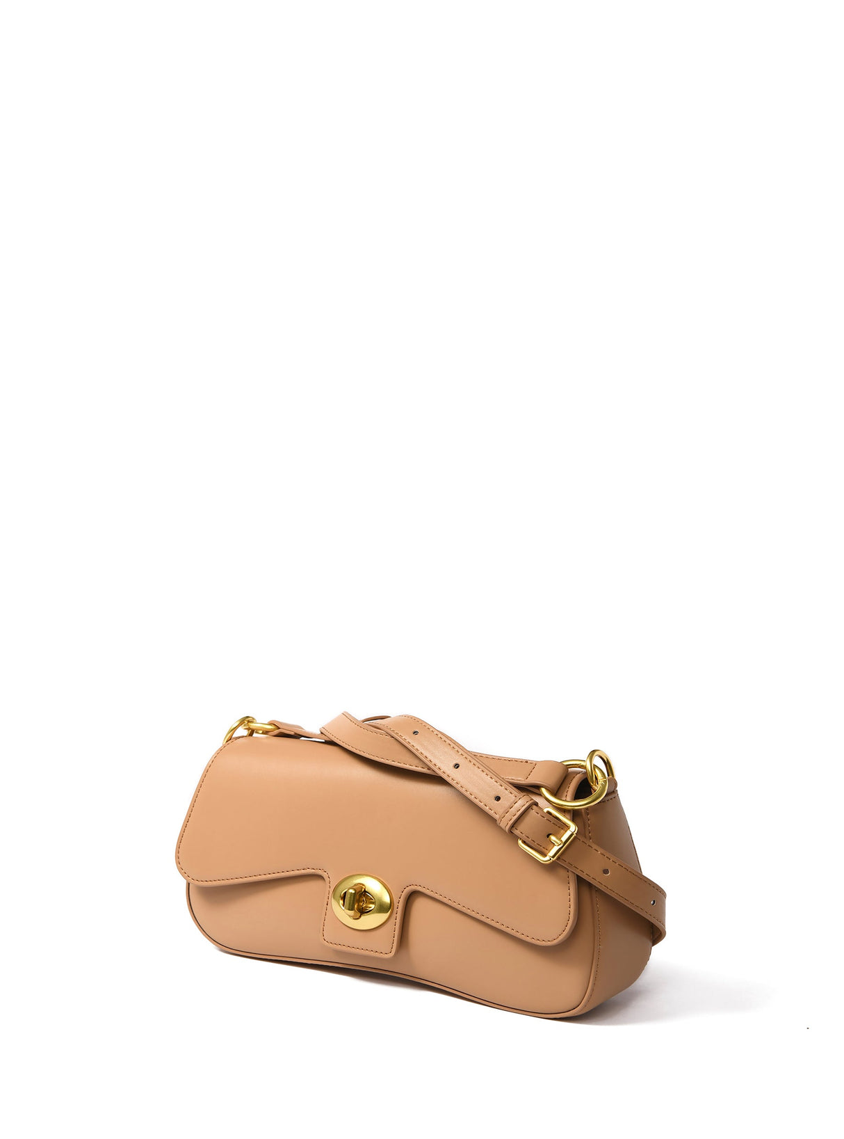 Jacqueline Leather Bag, Apricot by Bob Oré