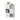 3-Tier Bookcase with Anti-toppling Device for Living Room-White