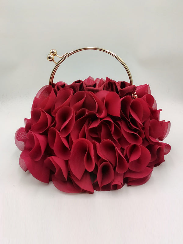 Three-Dimensional Flower Handbags by migunica