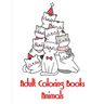Adult Coloring Books Animal: Cute pictures with animal touch and feel book for Early Learning