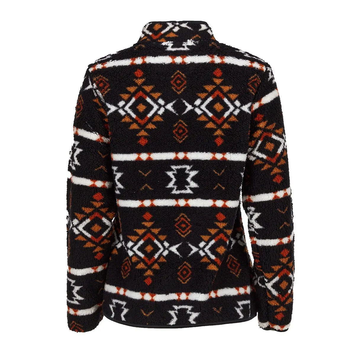 Canada Weather Gear Women's 1/4 Zip Aztec Printed Sherpa by PROOZY