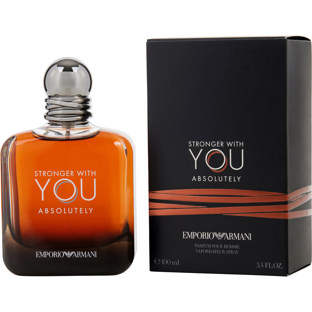 EMPORIO ARMANI STRONGER WITH YOU ABSOLUTELY by Giorgio Armani - EAU DE PARFUM SPRAY 3.4 OZ - Men