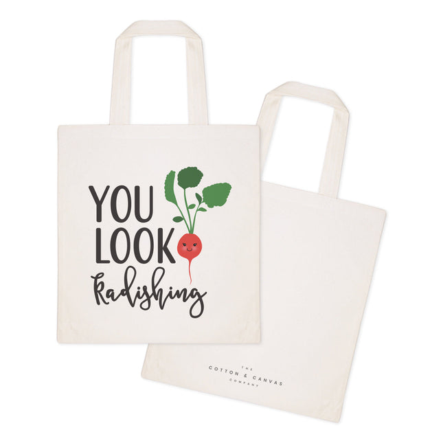 You Look Radishing Cotton Canvas Tote Bag by The Cotton & Canvas Co.