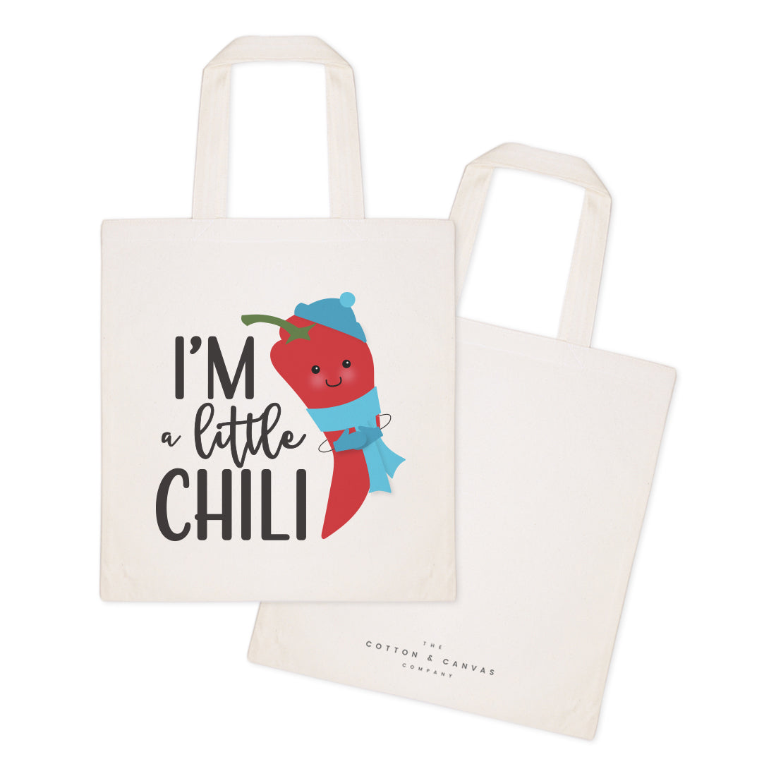 I'm A Little Chili Cotton Canvas Tote Bag by The Cotton & Canvas Co.