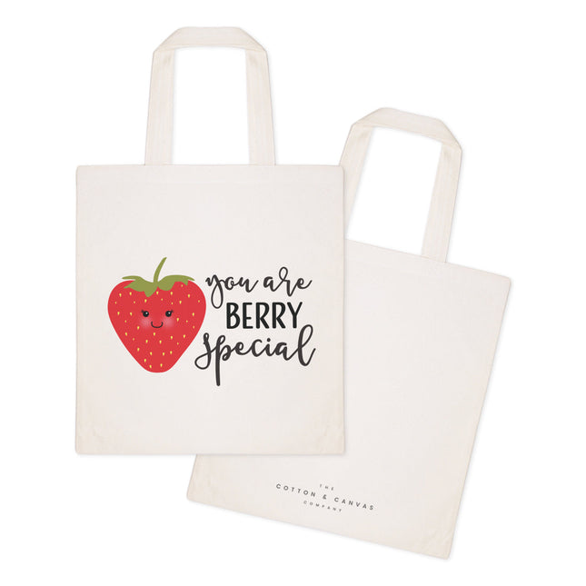 You Are Berry Special Cotton Canvas Tote Bag by The Cotton & Canvas Co.