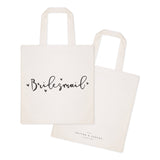 Bridesmaid Wedding Cotton Canvas Tote Bag by The Cotton & Canvas Co.