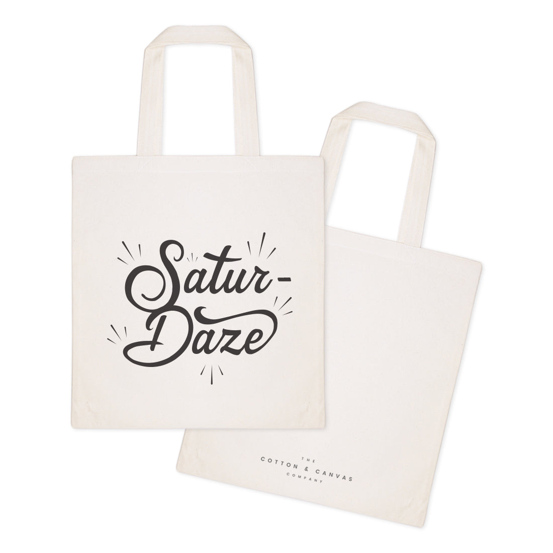 Saturdaze Weekend Cotton Canvas Tote Bag by The Cotton & Canvas Co.