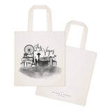 Las Vegas Cityscape Cotton Canvas Tote Bag by The Cotton & Canvas Co.