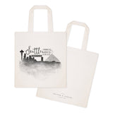 Seattle Cityscape Cotton Canvas Tote Bag by The Cotton & Canvas Co.