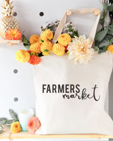 Farmers Market Cotton Canvas Tote Bag by The Cotton & Canvas Co.