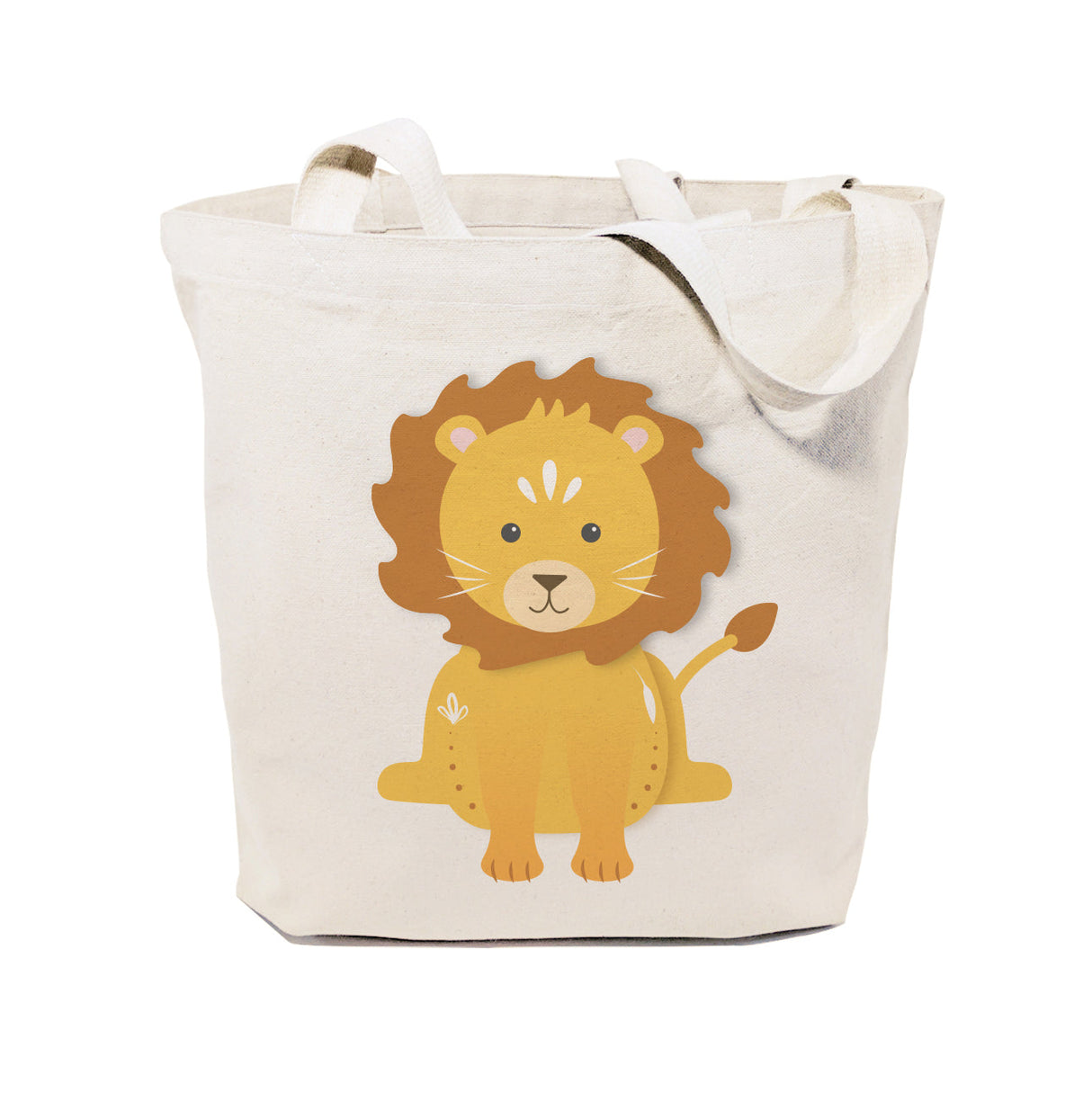 Lion Cotton Canvas Tote Bag by The Cotton & Canvas Co.