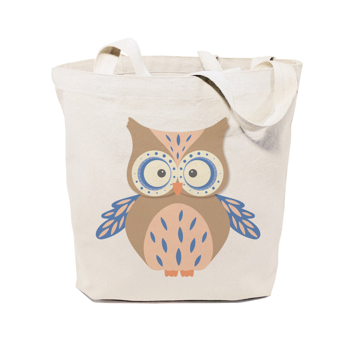 Owl Cotton Canvas Tote Bag by The Cotton & Canvas Co.