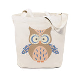 Owl Cotton Canvas Tote Bag by The Cotton & Canvas Co.